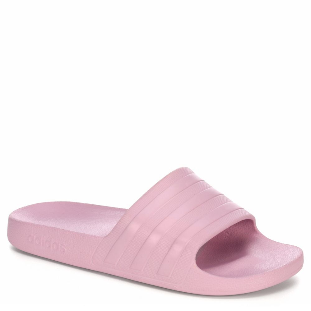 adidas light pink slides