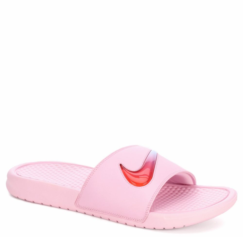 pink nike sandals womens