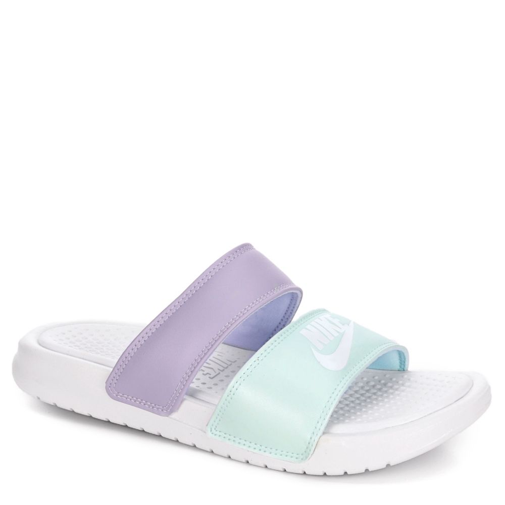 nike duo slides white