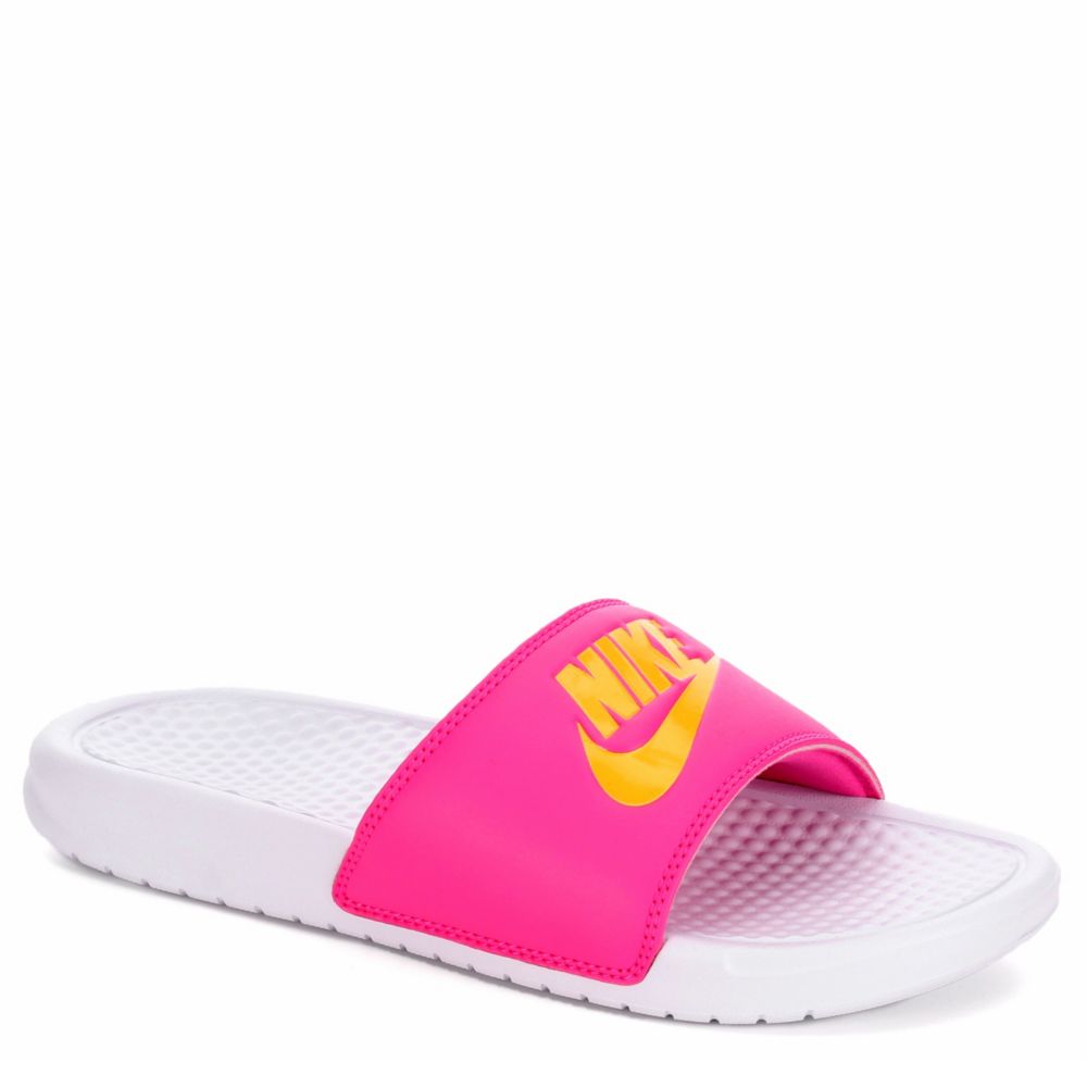 nike benassi pink