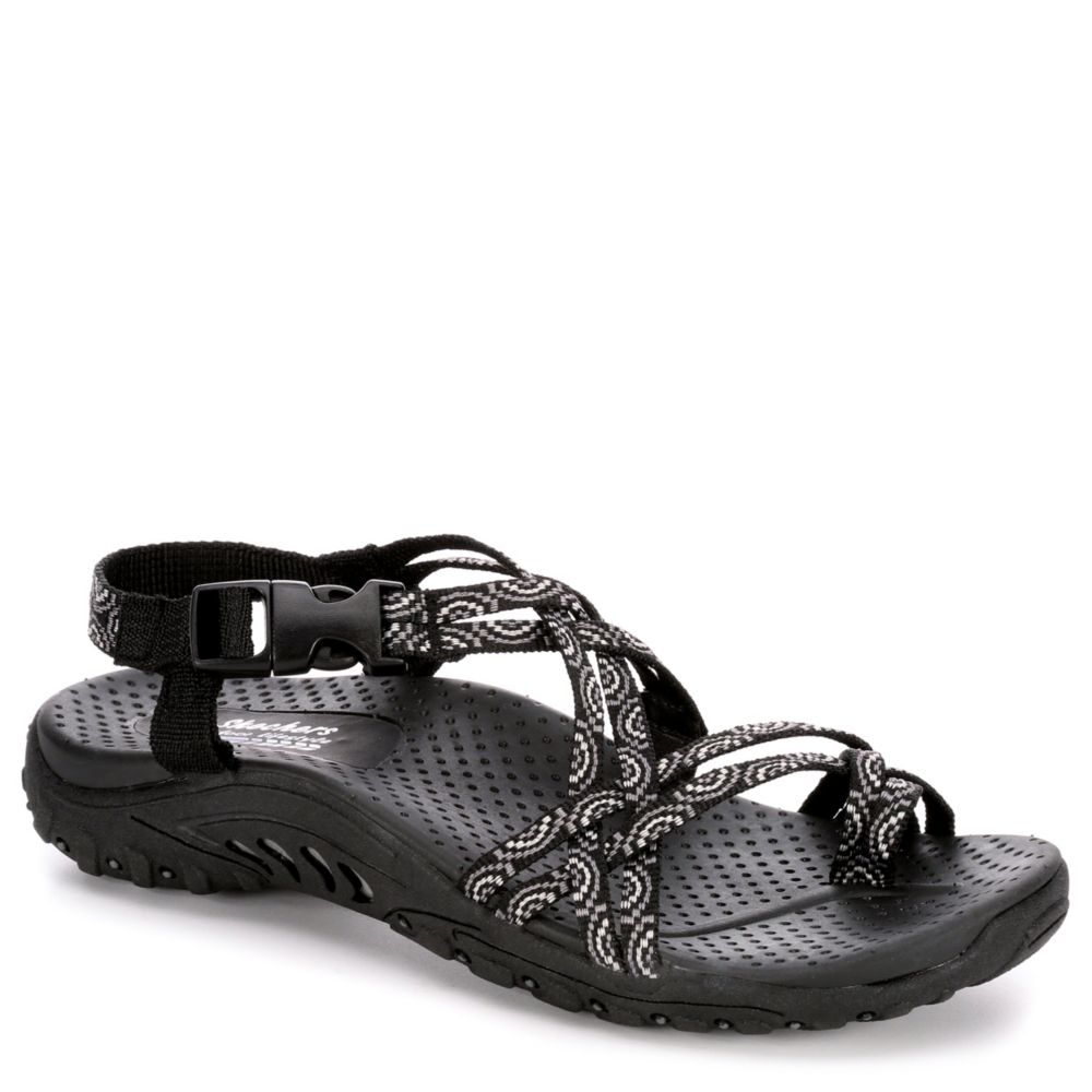 sketcher black sandals