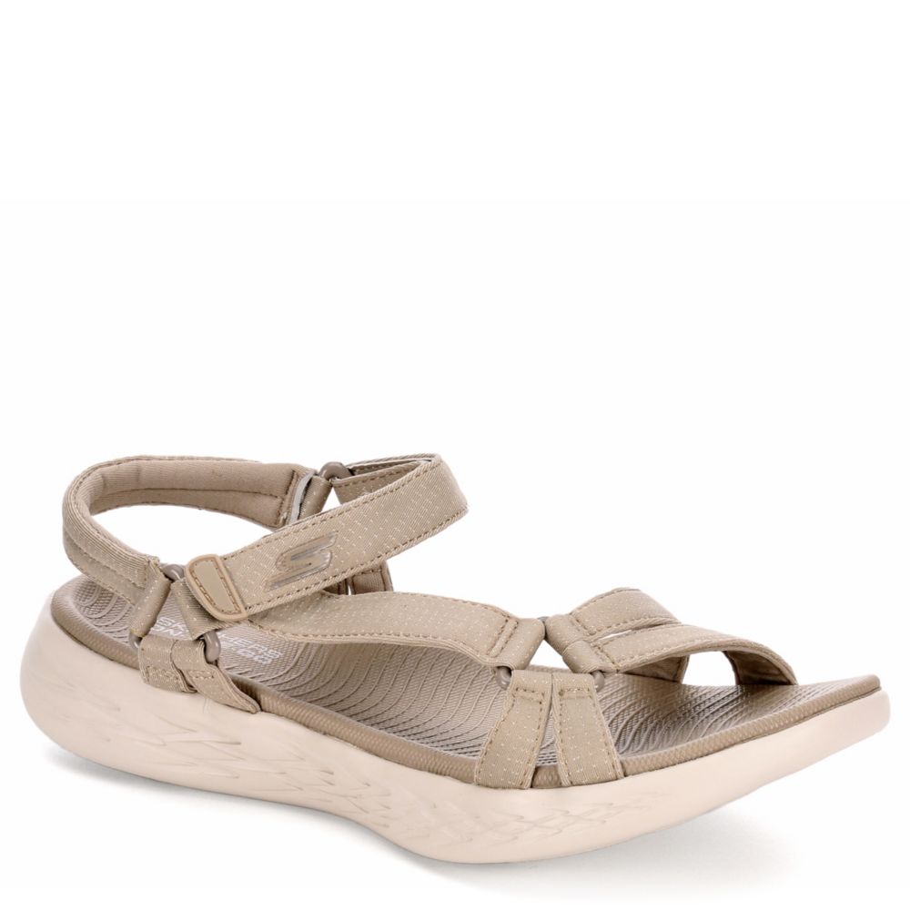skechers pink sandals