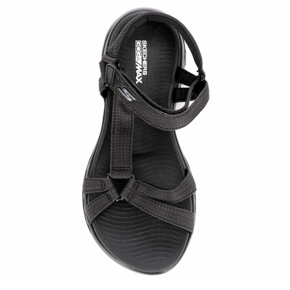 skechers goga max womens slippers