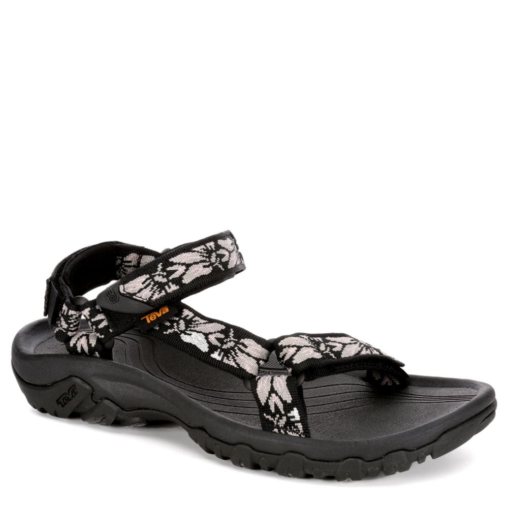 black outdoor sandals