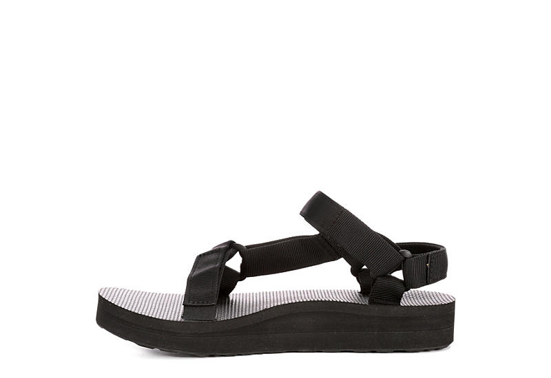 Black Teva Womens Midform Universal Platform Outdoor Sandal | Sandals