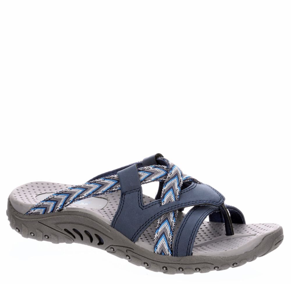 skechers sandals womens blue