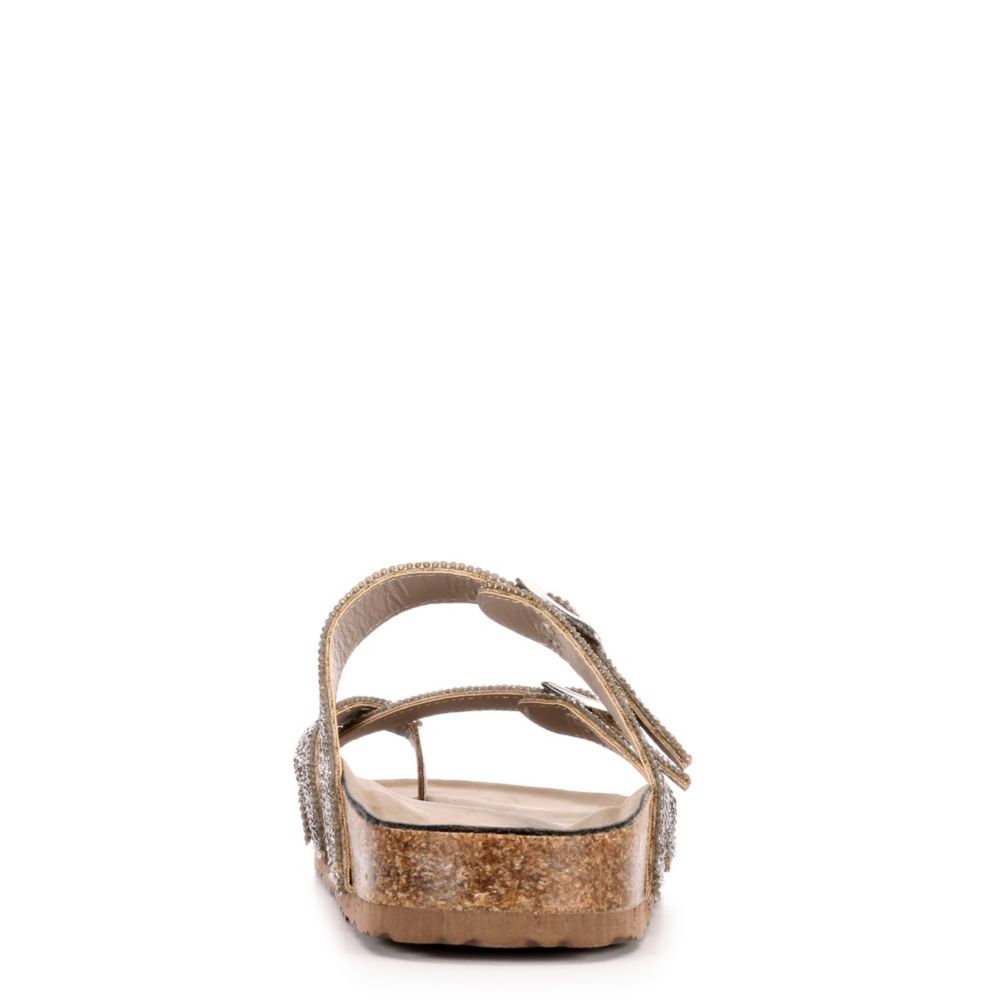 madden girl bryceee sandal pewter
