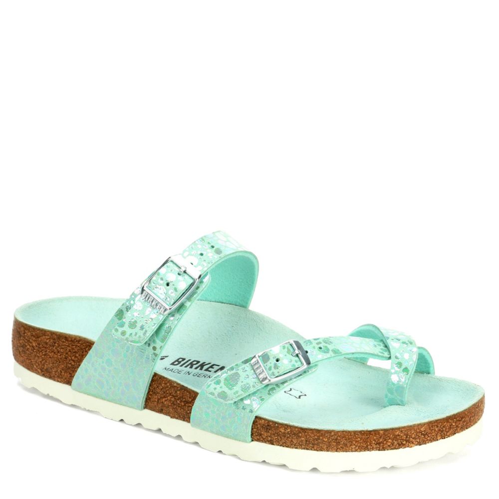 aqua birkenstocks