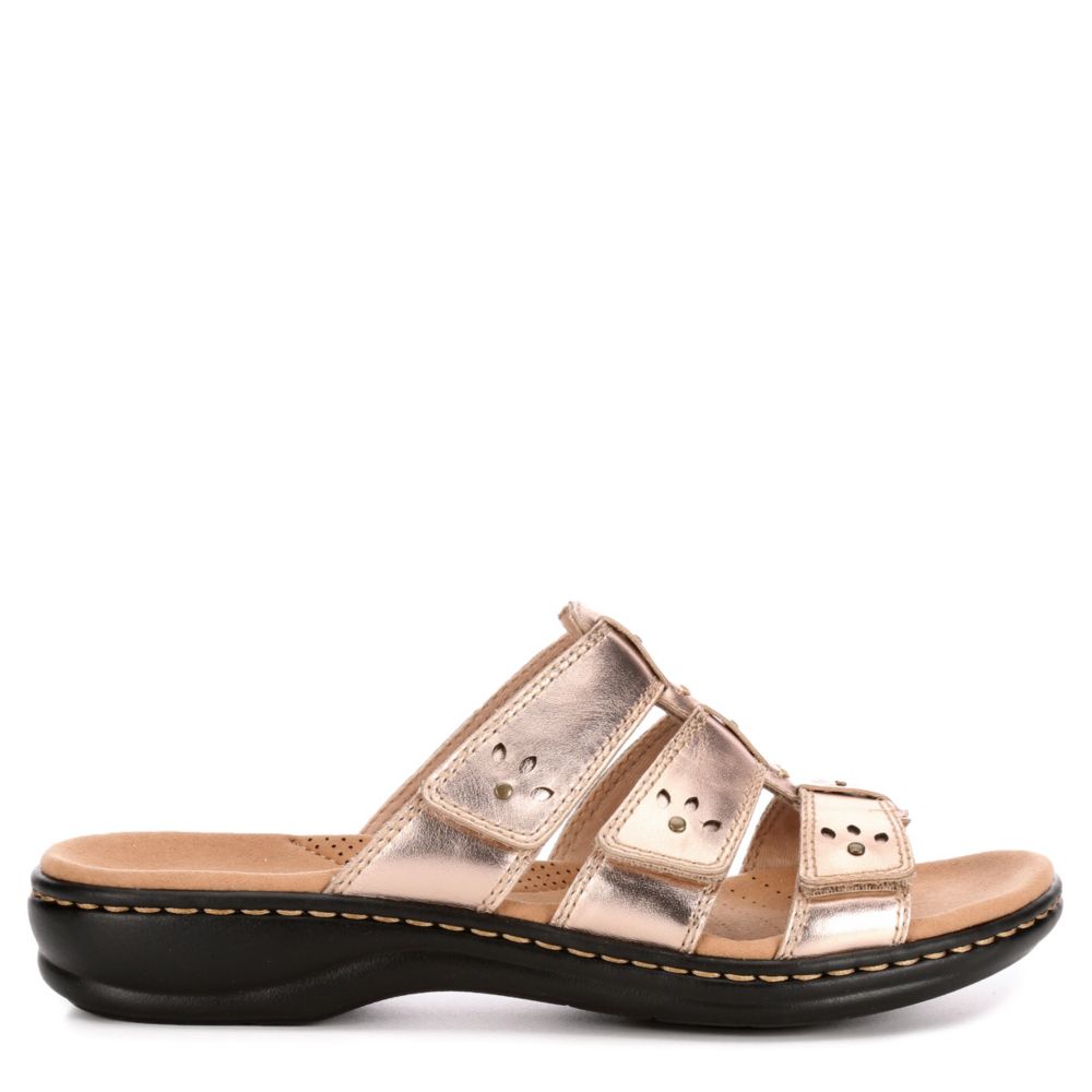 clarks rose gold sandals