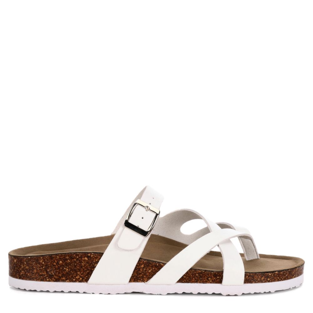 madden girl white birkenstocks