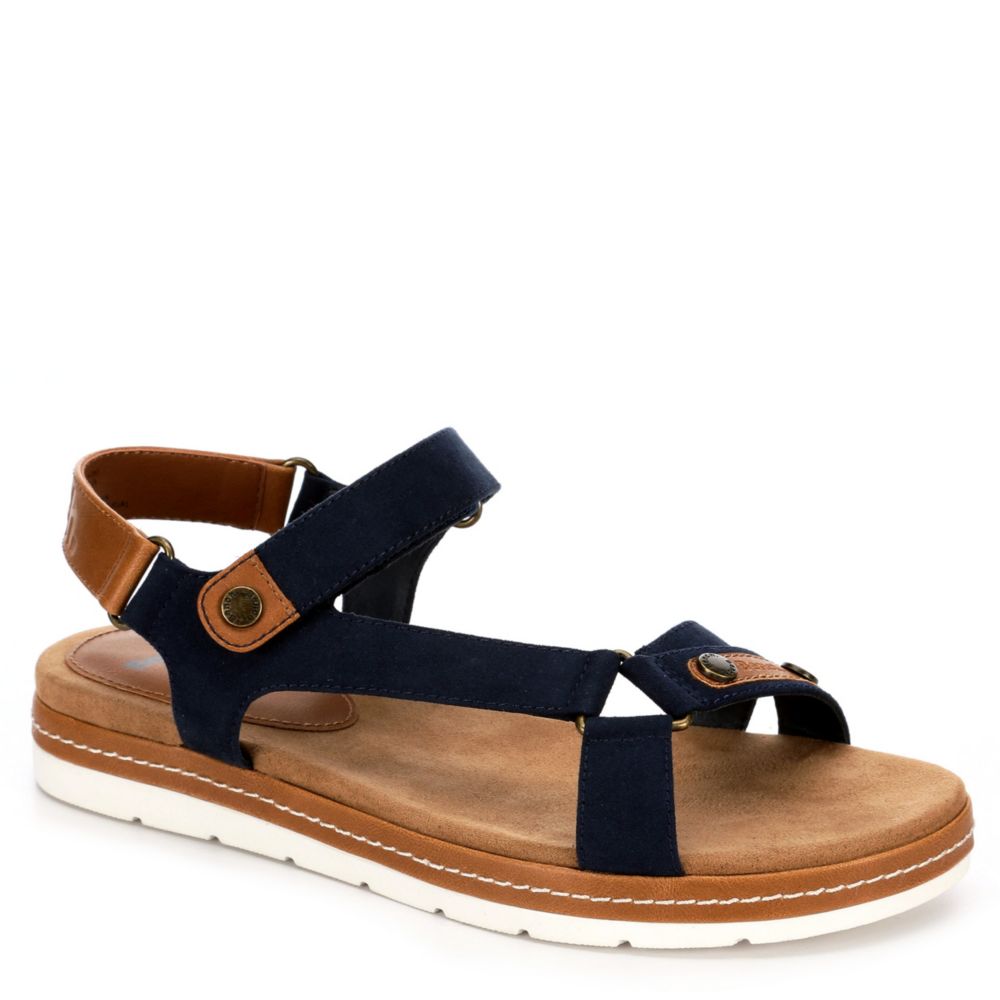 womens navy sandals