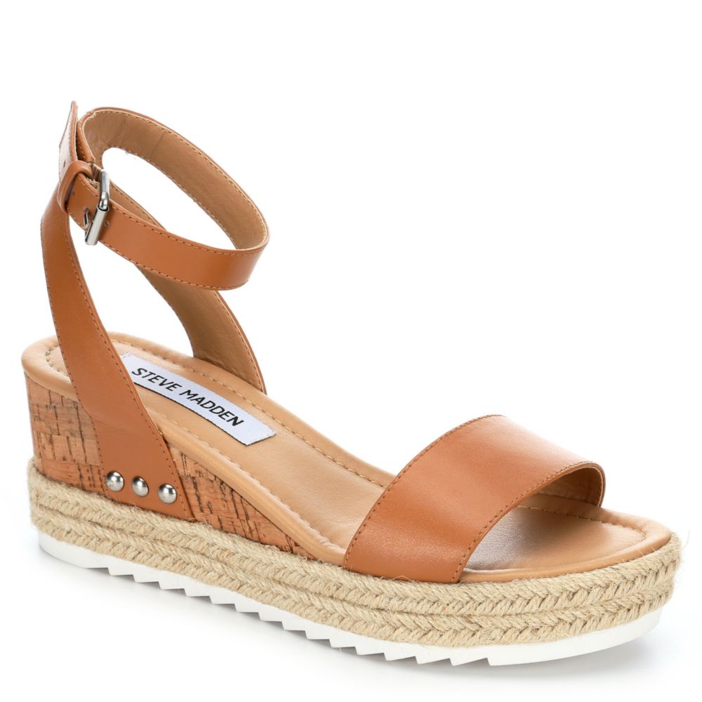 tan steve madden wedges