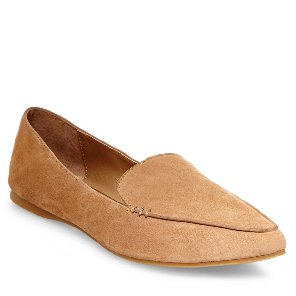 Camel Steve Madden Womens Feather Loafer Flat Womens Rack Room Shoes