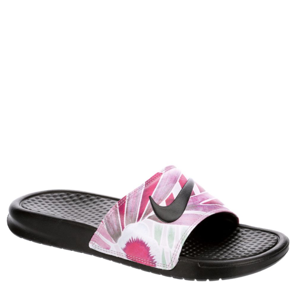 Purple Nike Womens Benassi Slide Sandal 