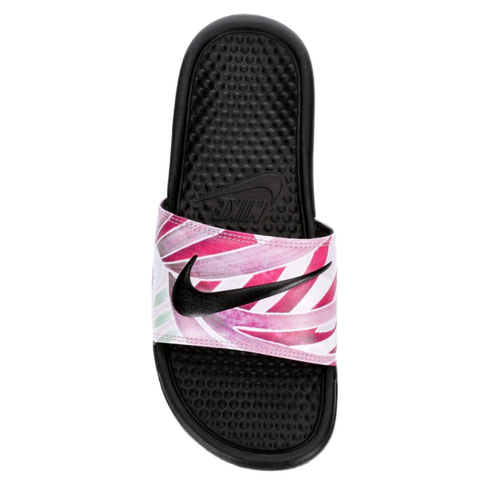 purple nike slides mens