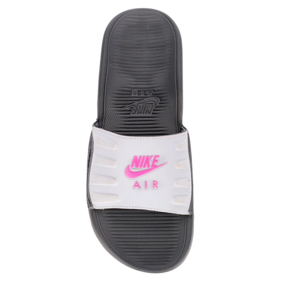 pink nike air max slides