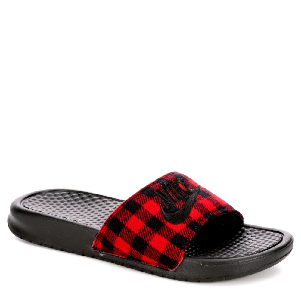 nike slides women red