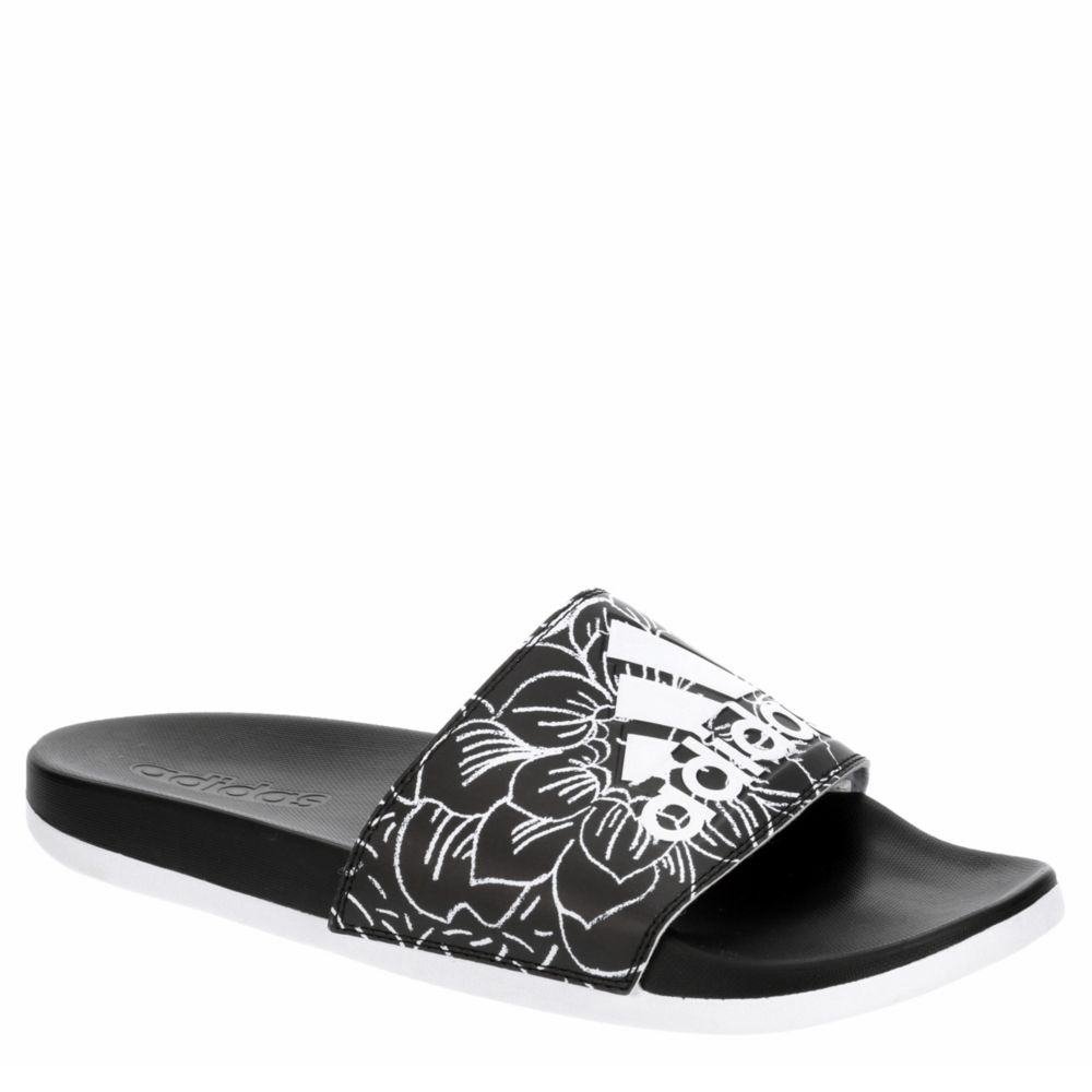 adilette comfort slides women's black