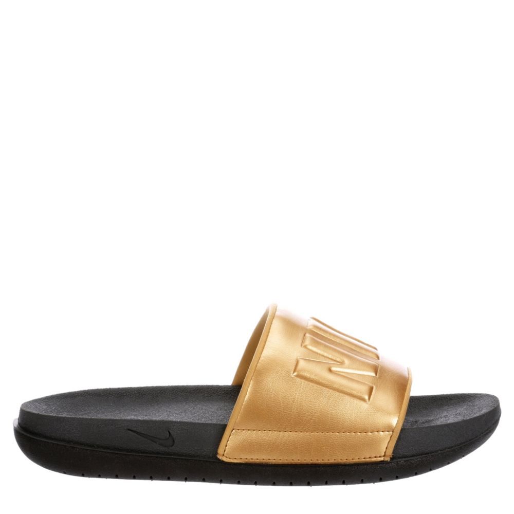 nike benassi black gold