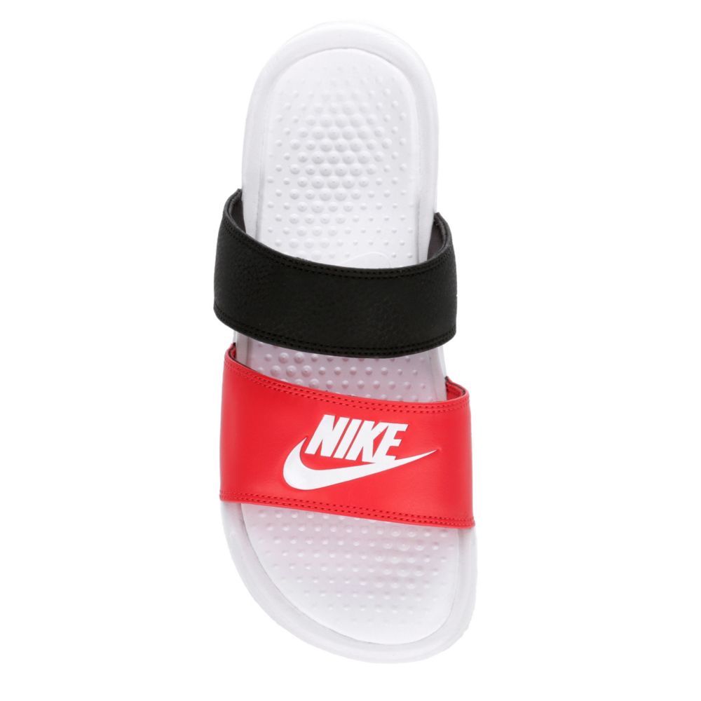 nike duo slides red