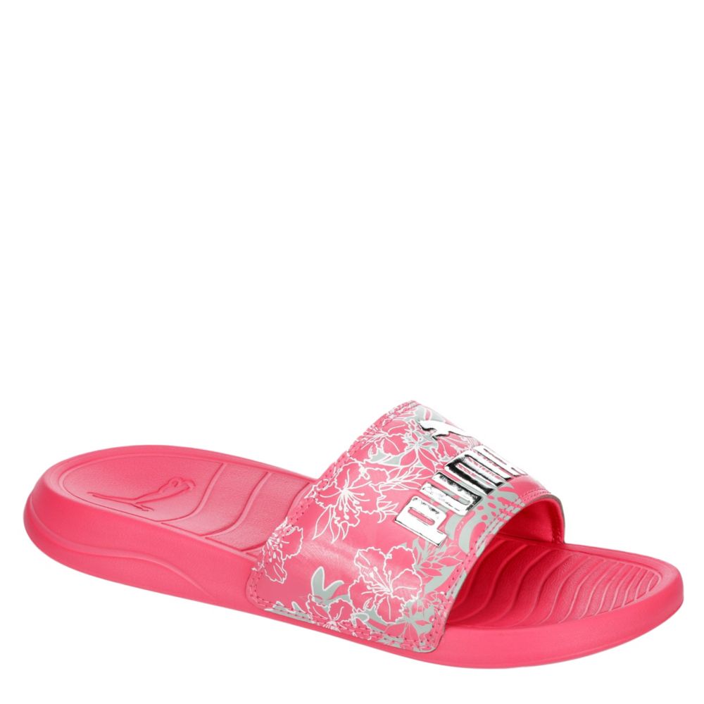 Pink Puma Womens Popcat Slide Sandal 