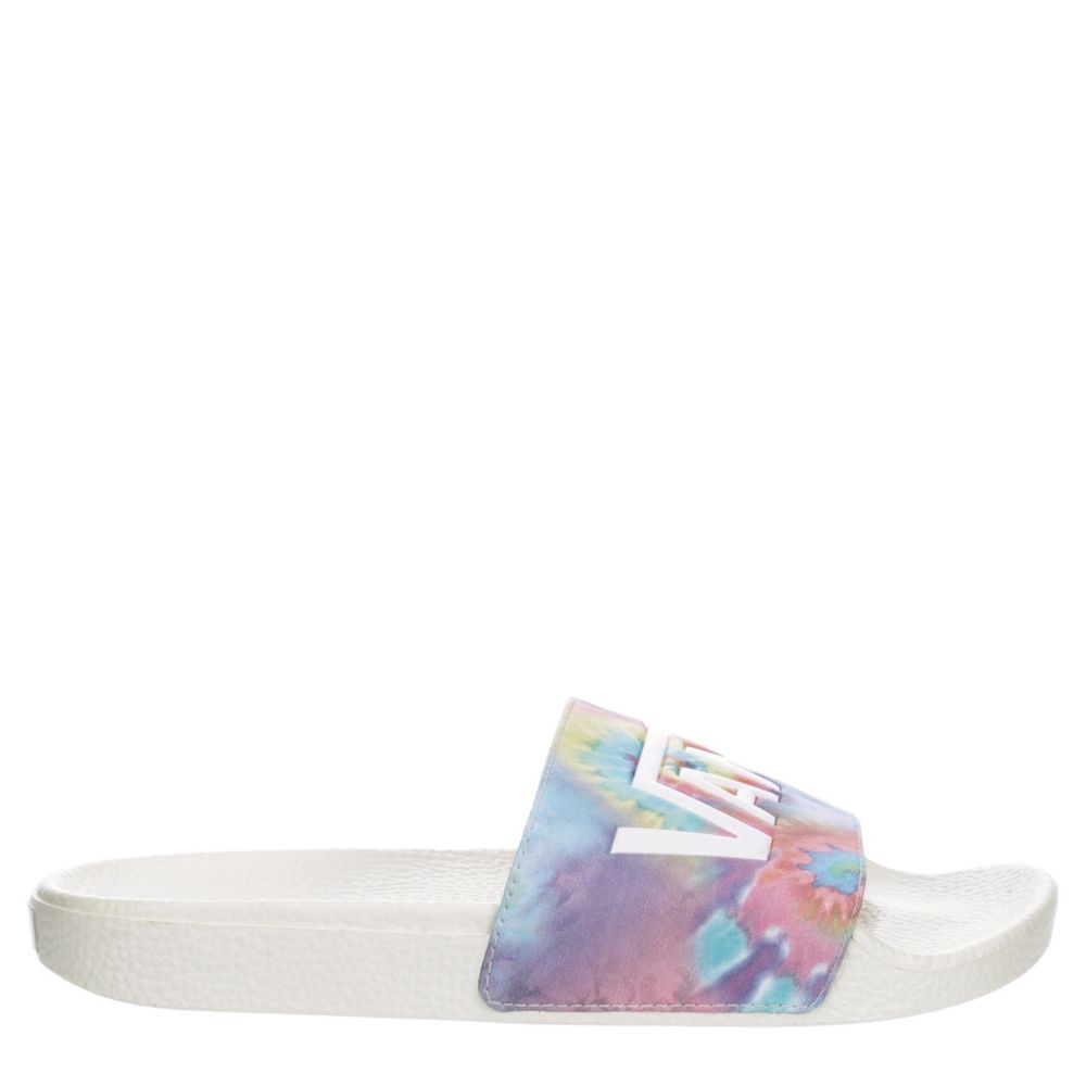 vans slides tie dye