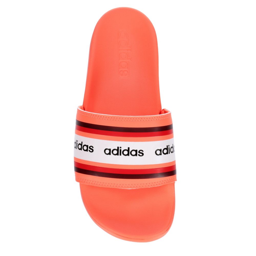 red adidas slides womens