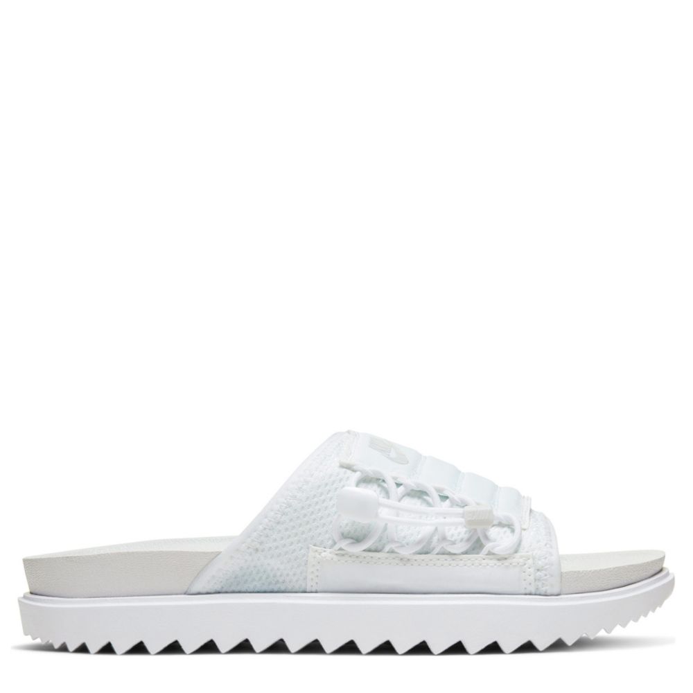 White Nike Womens Asuna Slide Sandal 