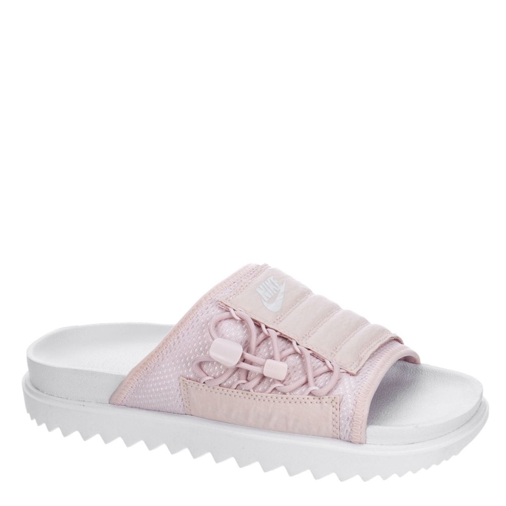 nike slides women pink