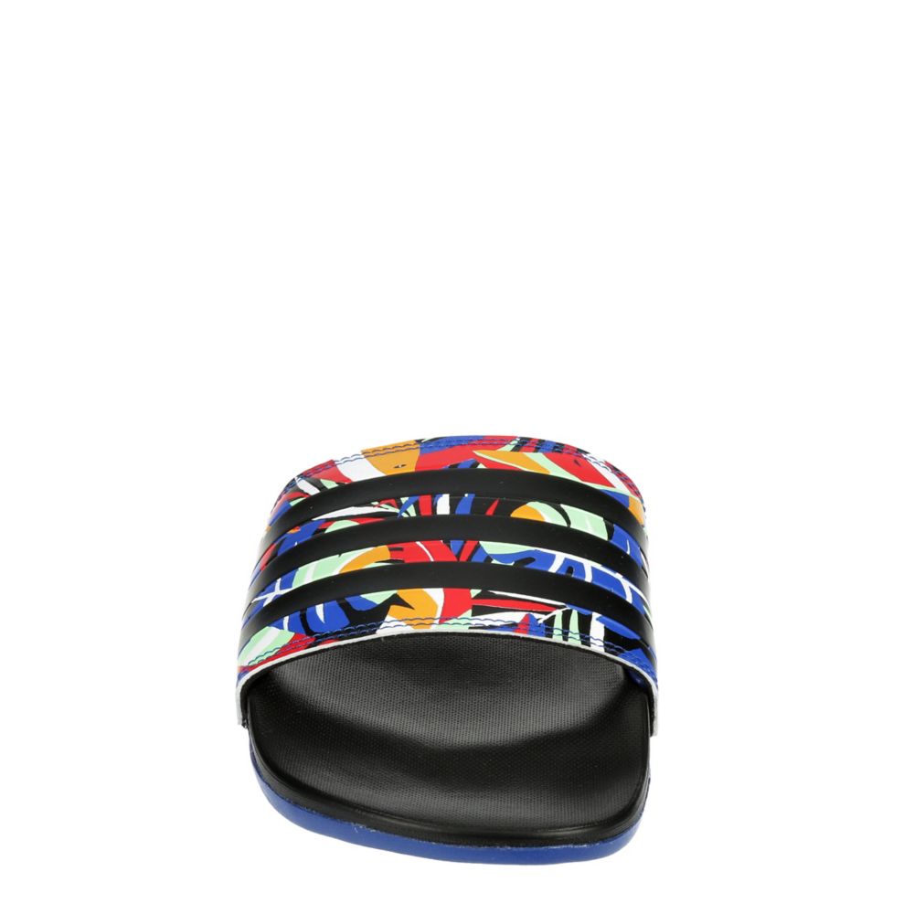 adilette comfort slides navy