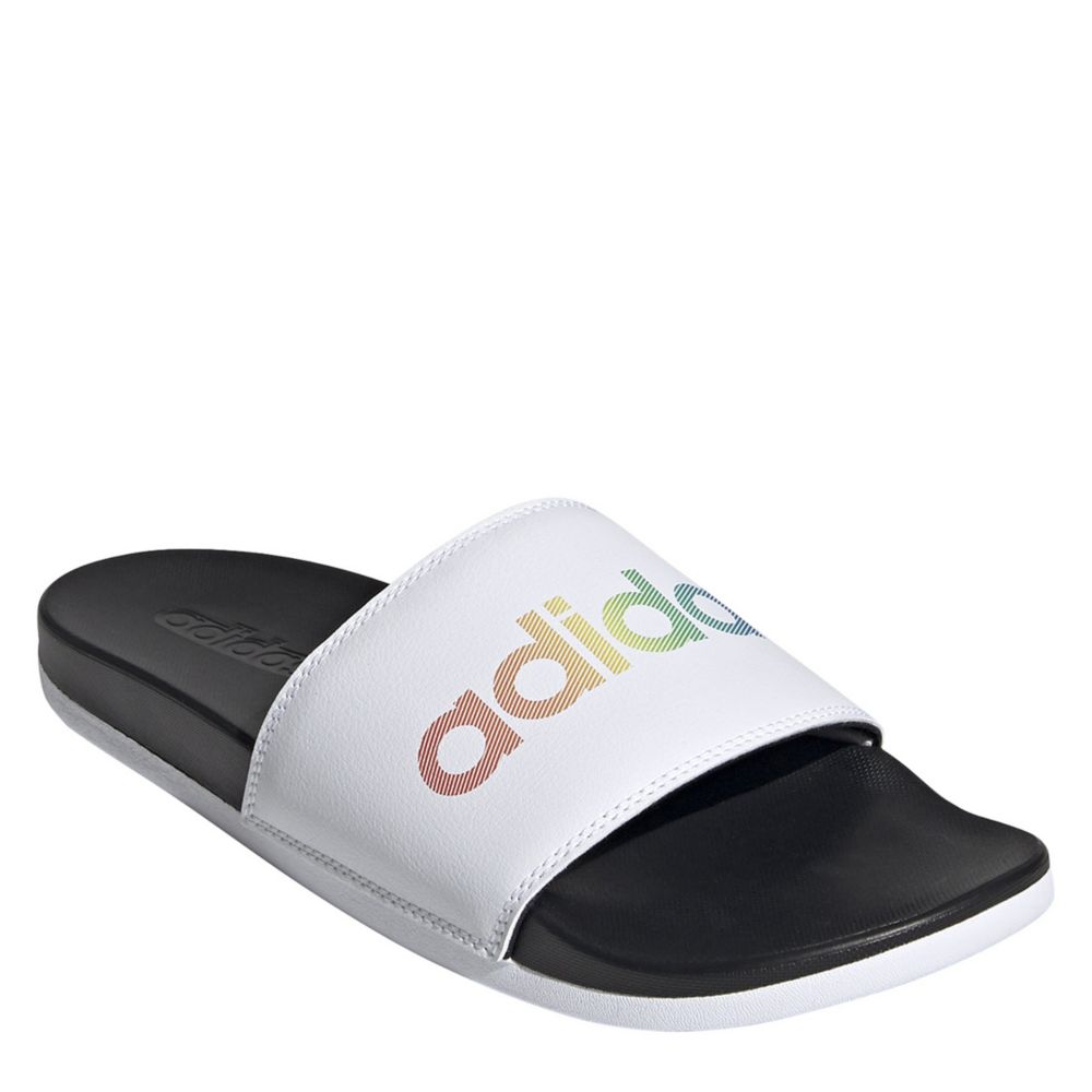 adidas rainbow slides