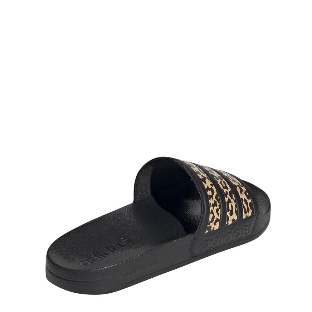 adidas slides leopard