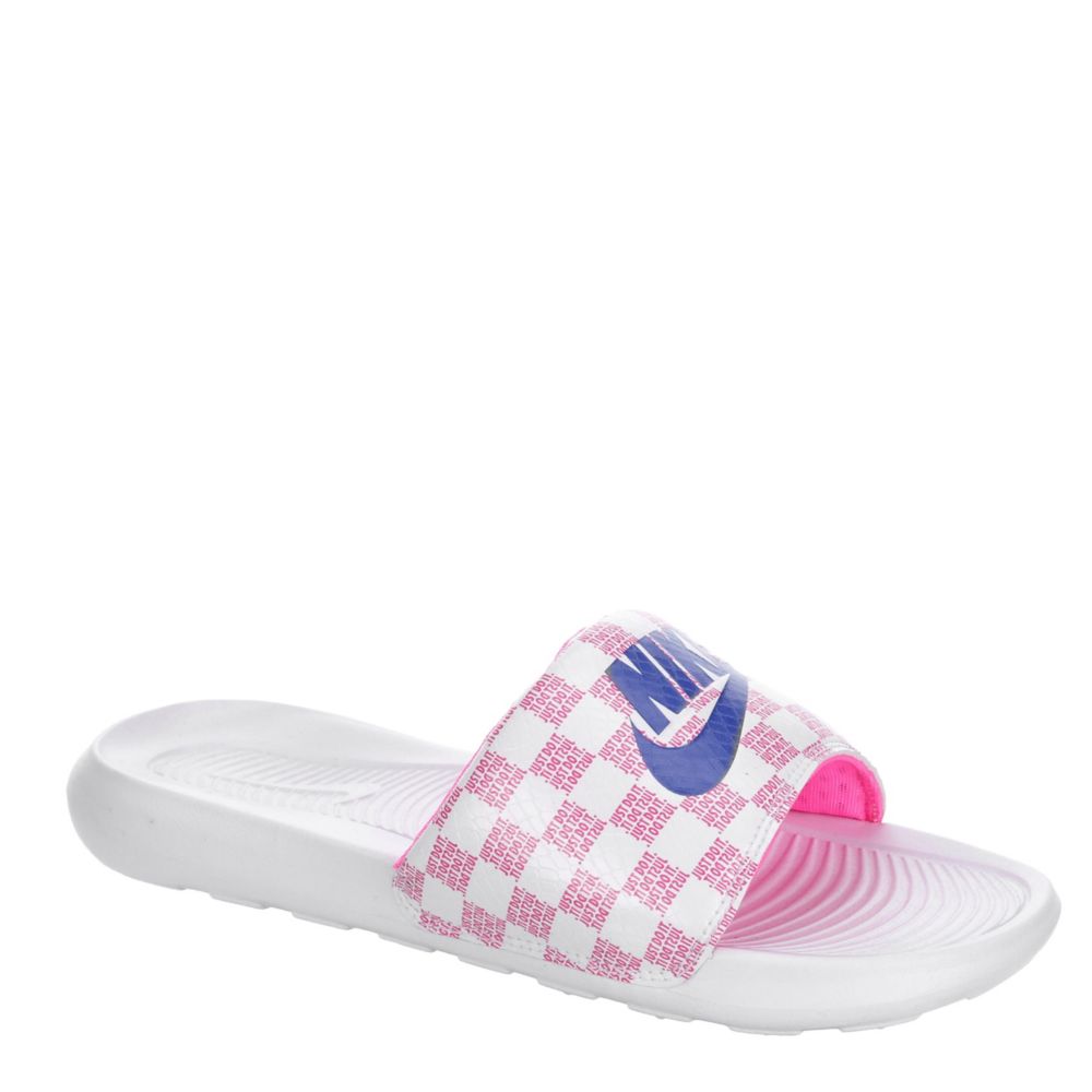 pink nike sandals womens