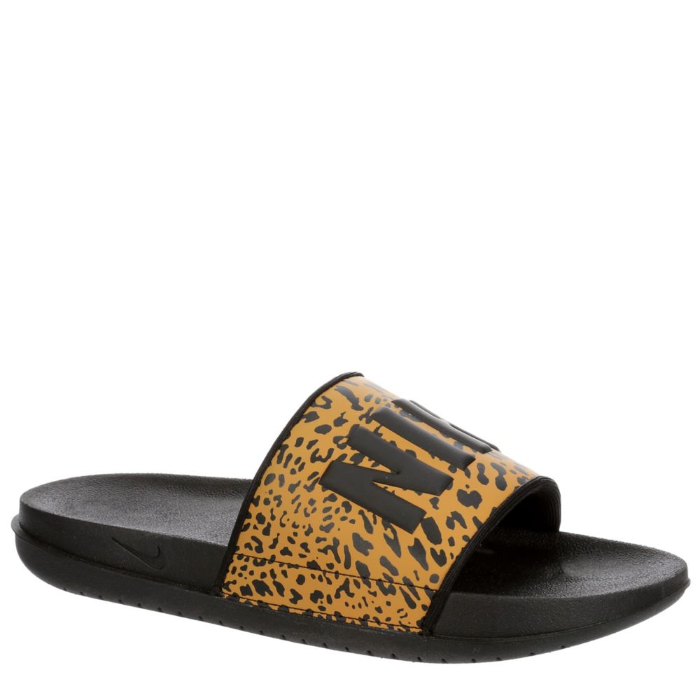 nike leopard sandals