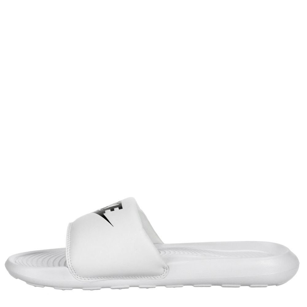 White Nike Womens Victori One Sandal | Sandals | Rack Shoes