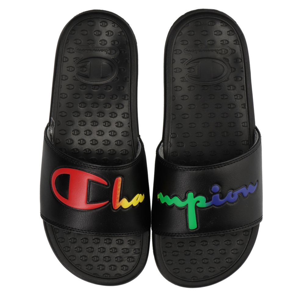 Black Champion Womens Super Slide Sandal | Sandals | Rack Room Shoes