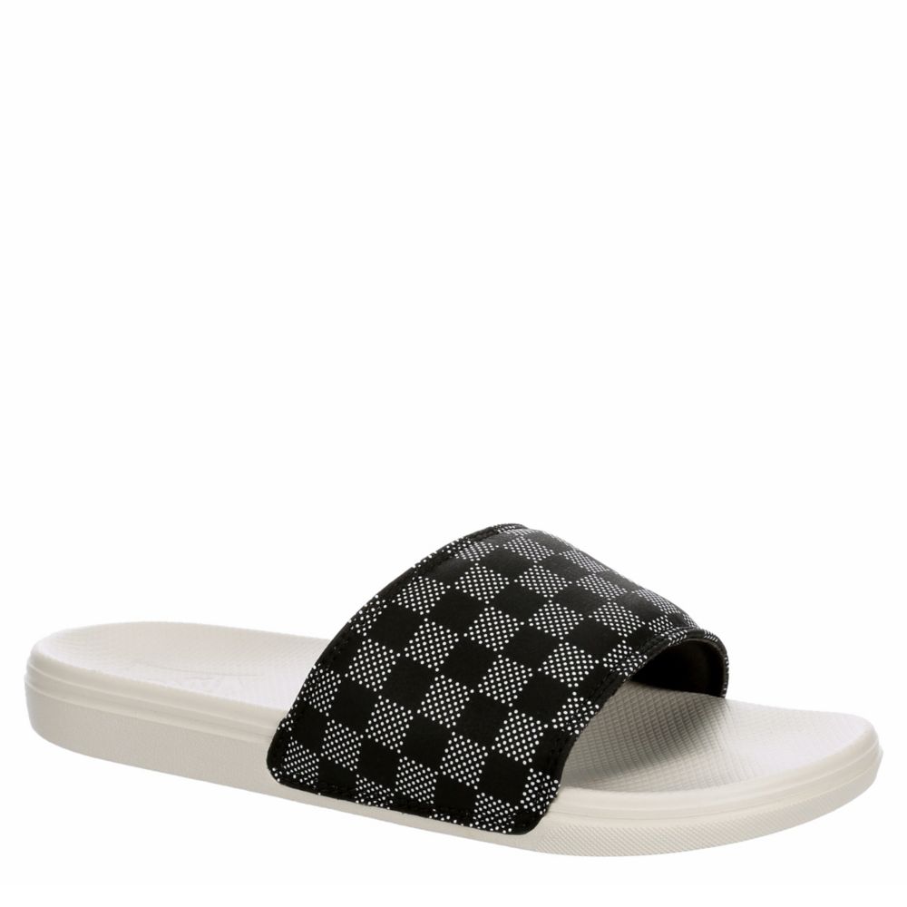 black vans sandals
