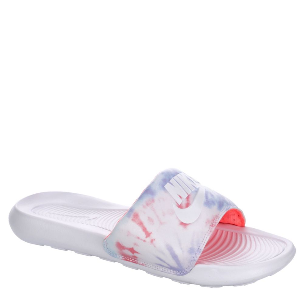 tie dye nike slides women's