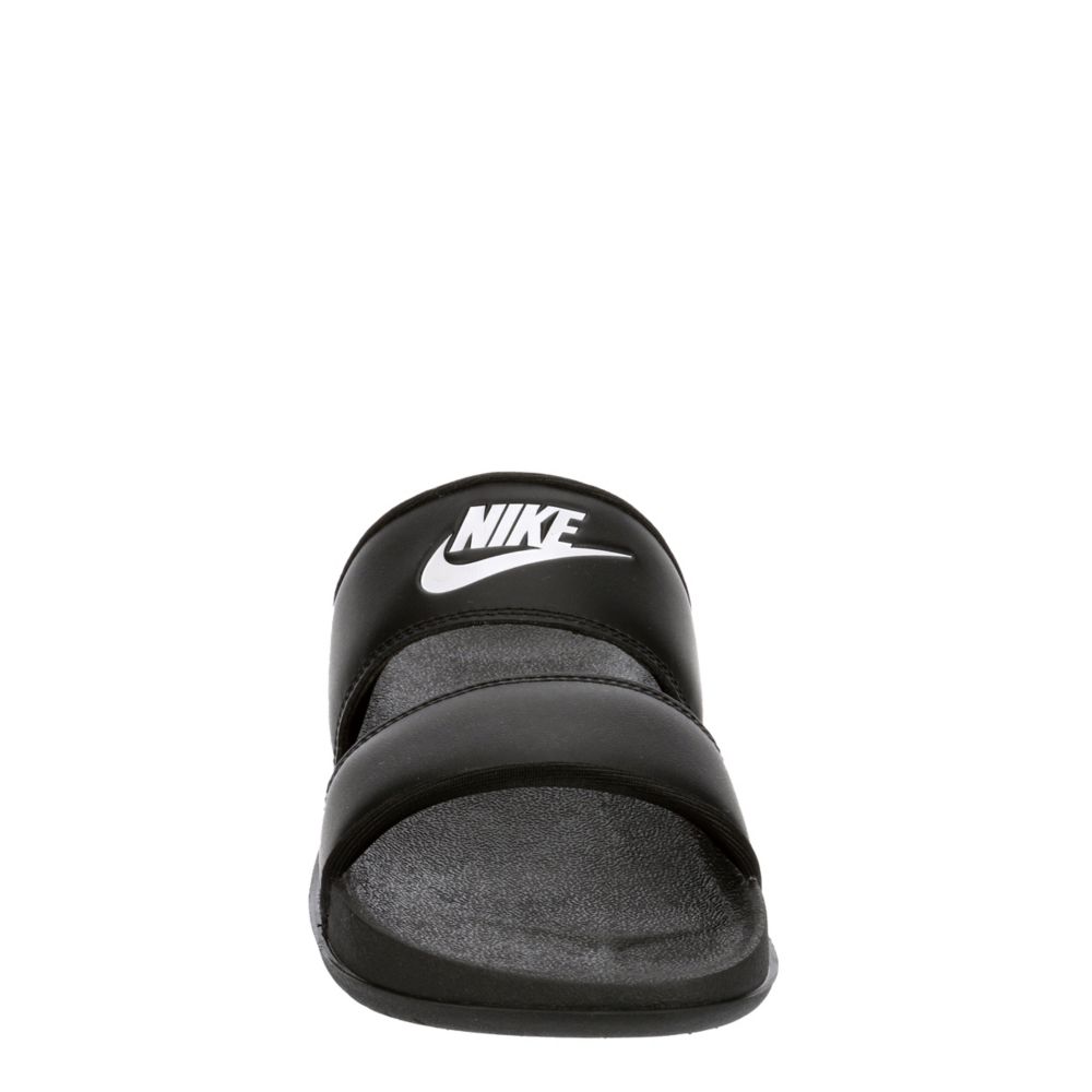 Nike double hotsell strap slides black