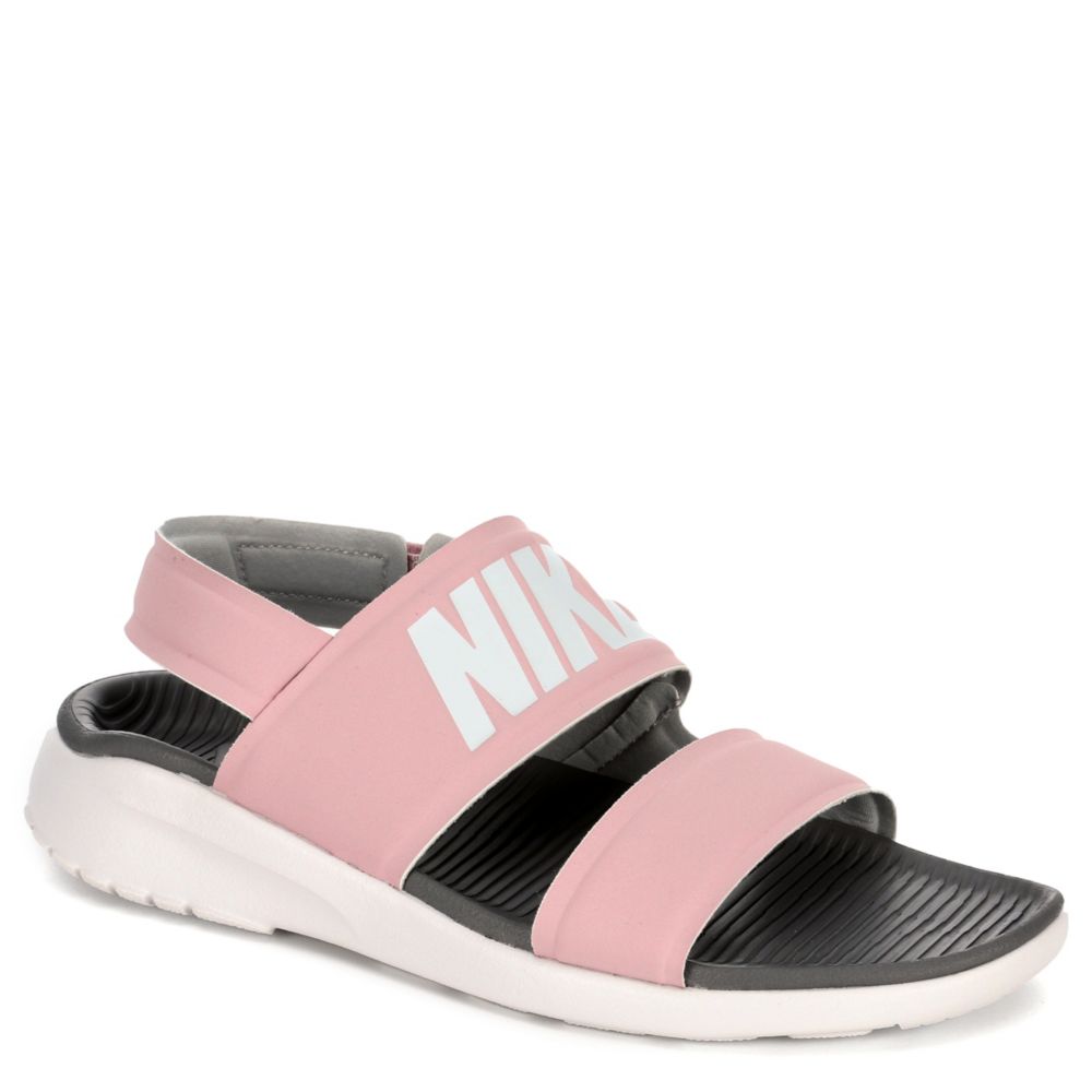 pink nike sandals with straps