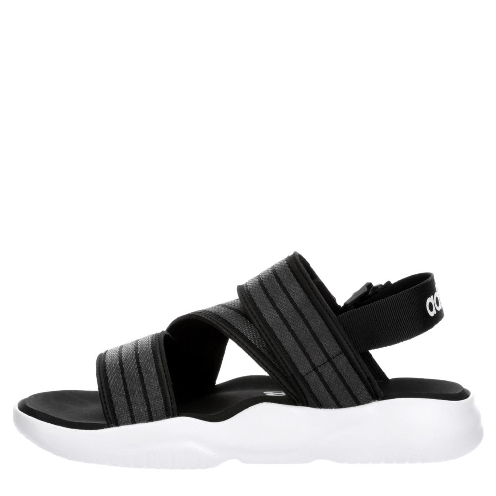 black stretchy sandals 90s