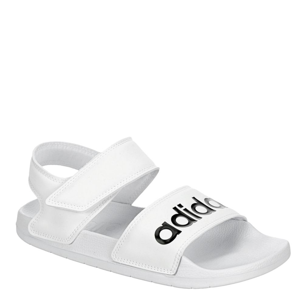 vendedor Demon Play obispo All White Adidas Sandals Hot Sale, SAVE 35% - aveclumiere.com