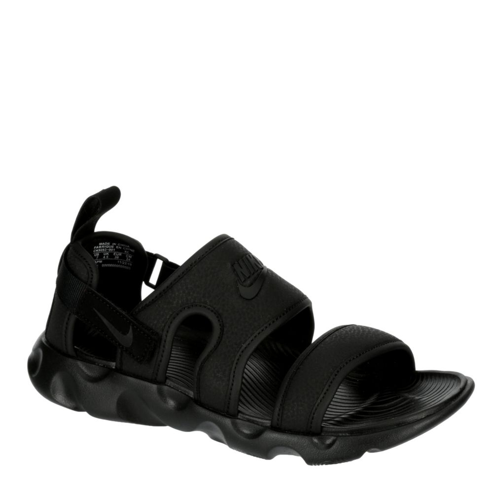 black and white nike sandals womens