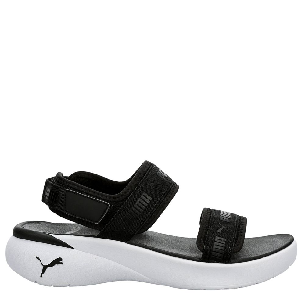 Black Puma Sportie Sandal | | Rack Room Shoes