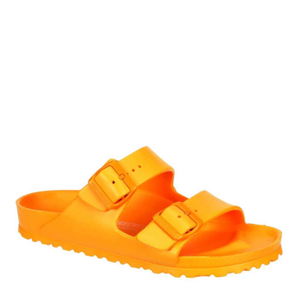 orange birkenstock sandals 