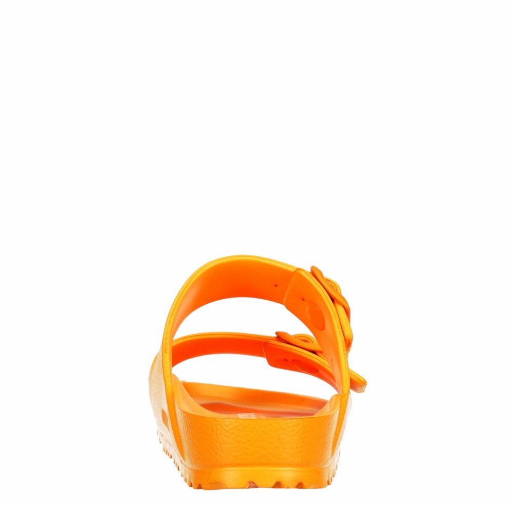orange plastic birkenstocks