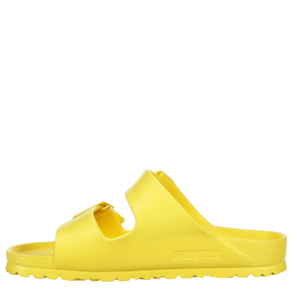 rubber birkenstocks yellow