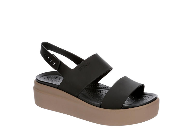 Goederen Wees tevreden T Black Crocs Womens Brooklyn Platform Wedge Sandal | Sandals | Rack Room  Shoes