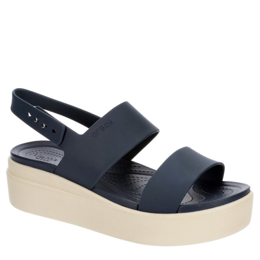 croc wedge heels