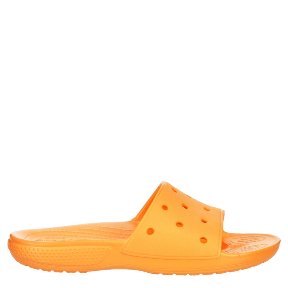 orange crocs womens